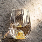 Shot Glasses Cut Crystal Diamond-Cut Set of 6