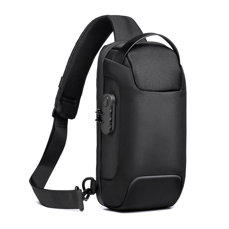 Shoulder Bag Anti-Theft Lock Waterproof Oxford Fabric