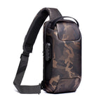 Shoulder Bag Anti-Theft Lock Waterproof Oxford Fabric