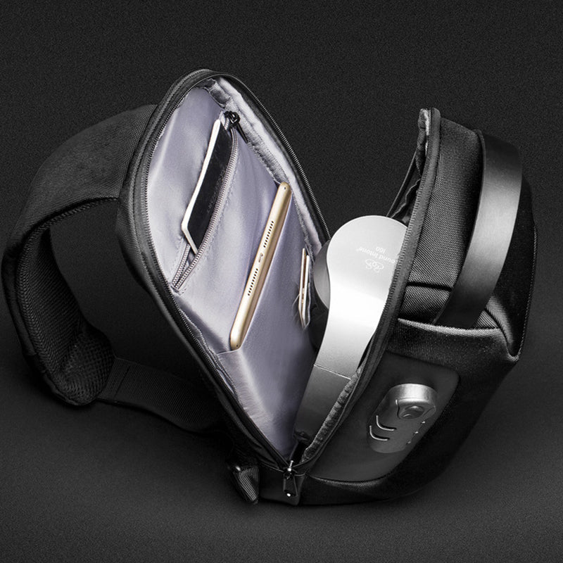 Shoulder Bag Anti-Theft Lock Waterproof Oxford Fabric