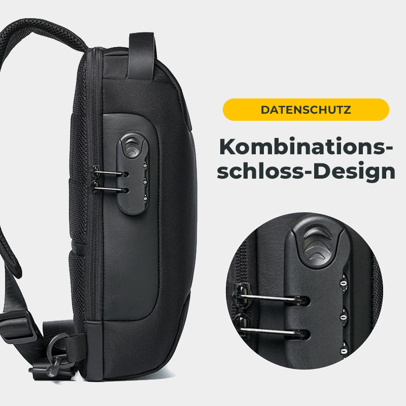 Shoulder Bag Anti-Theft Lock Waterproof Oxford Fabric