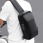 Shoulder Bag Anti-Theft Lock Waterproof Oxford Fabric
