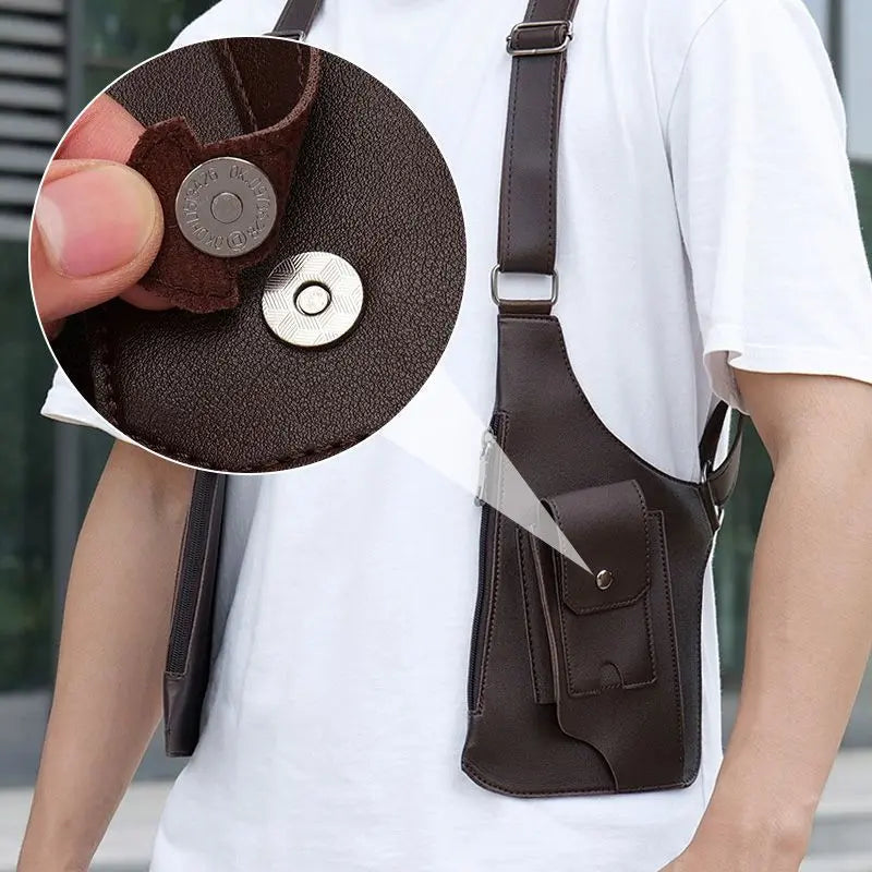 Shoulder Bag Anti-Theft Water-Resistant PU Leather & Ergonomic Straps