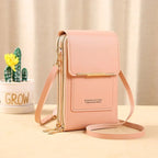 Shoulder Bag Anti-Theft Waterproof Phone Pocket Faux Leather