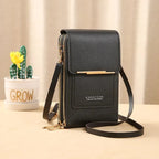Shoulder Bag Anti-Theft Waterproof Phone Pocket Faux Leather