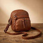 Shoulder Bag Compact Leather Adjustable Strap