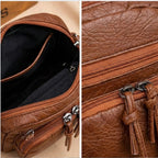 Shoulder Bag Compact Leather Adjustable Strap