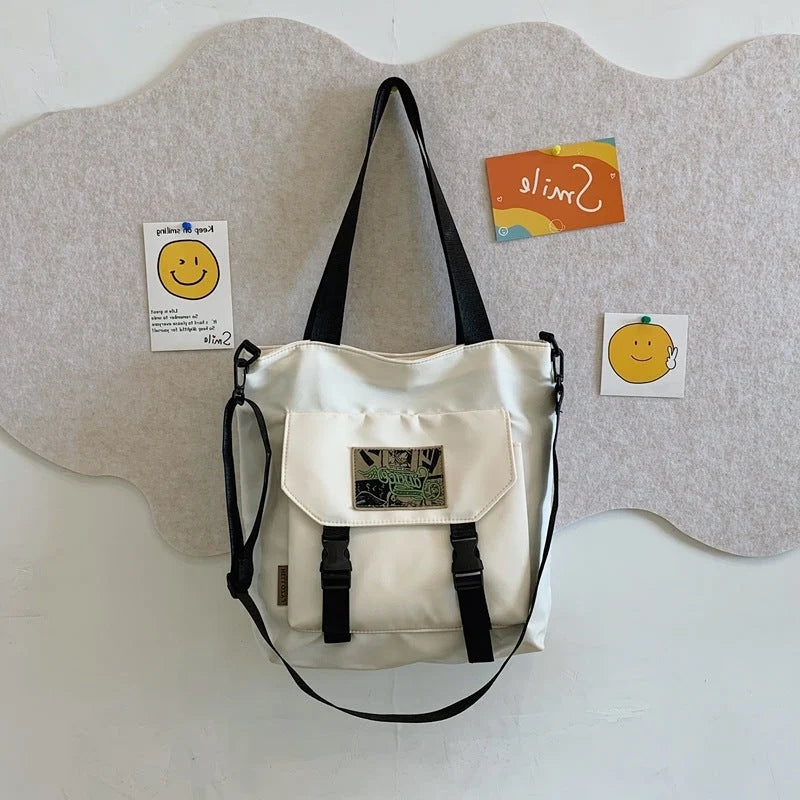 Shoulder Bag Convertible Adjustable Strap Multiple Compartments