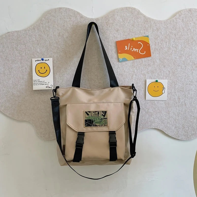 Shoulder Bag Convertible Adjustable Strap Multiple Compartments