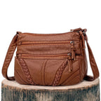Shoulder Bag Faux Leather Magnetic Flap & Adjustable Strap