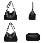 Shoulder Bag Handmade Leather Multiple Compartments Soft Strap