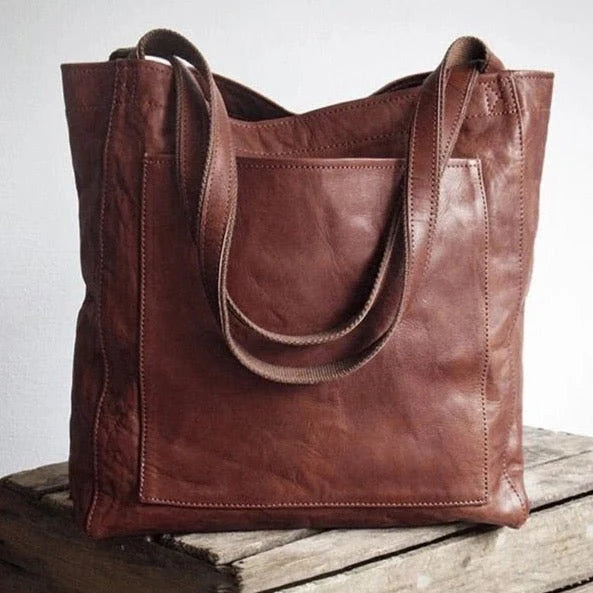 Shoulder Bag Handmade Leather & Spacious Interior