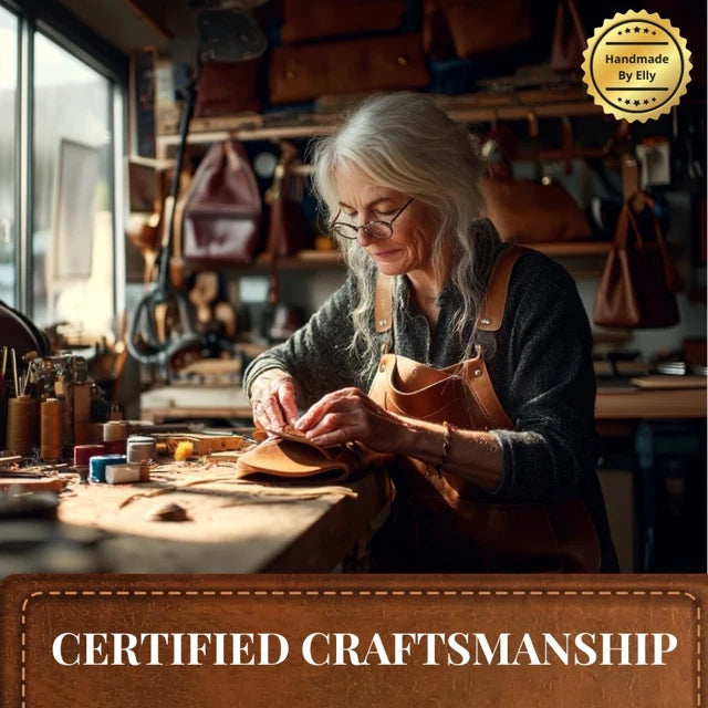 Shoulder Bag Handmade Leather & Spacious Interior