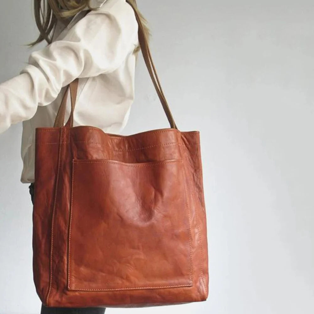 Shoulder Bag Handmade Leather & Spacious Interior