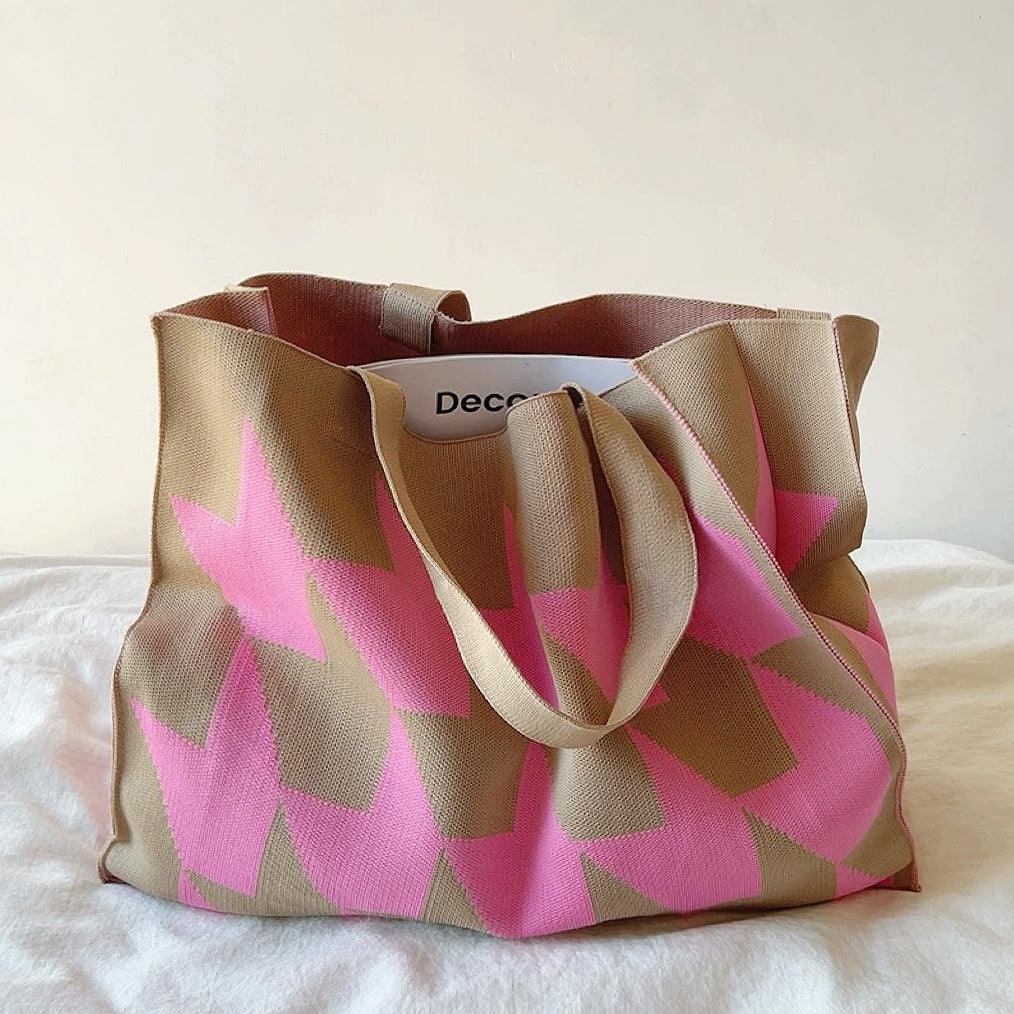 Shoulder Bag Handmade Leather Waterfall Design Adjustable Strap