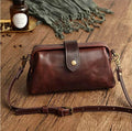 Shoulder Bag Handwoven Leather Adjustable Strap & Spacious Interior