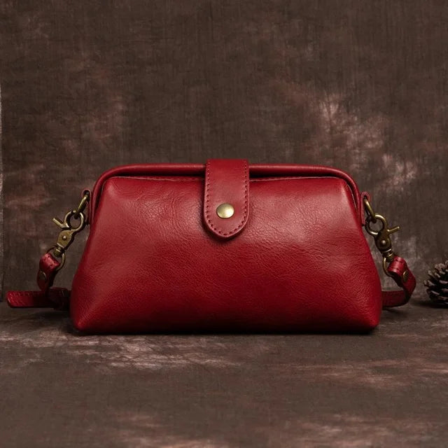 Shoulder Bag Handwoven Leather Adjustable Strap & Spacious Interior