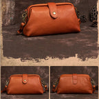 Shoulder Bag Handwoven Leather Adjustable Strap & Spacious Interior
