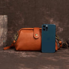 Shoulder Bag Handwoven Leather Adjustable Strap & Spacious Interior