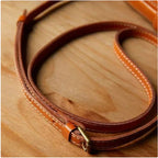 Shoulder Bag Handwoven Leather Adjustable Strap & Spacious Interior