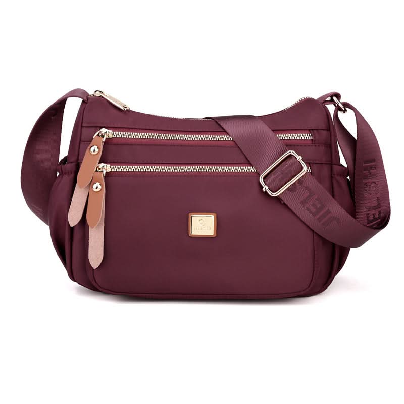 Shoulder Bag High-Density Nylon Multiple Compartments