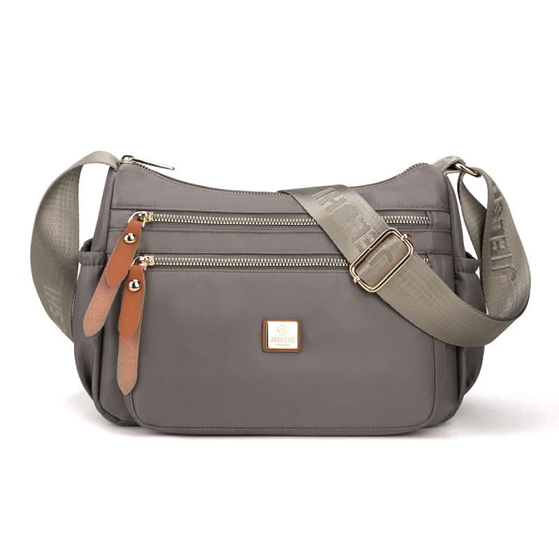 Shoulder Bag High-Density Nylon Multiple Compartments