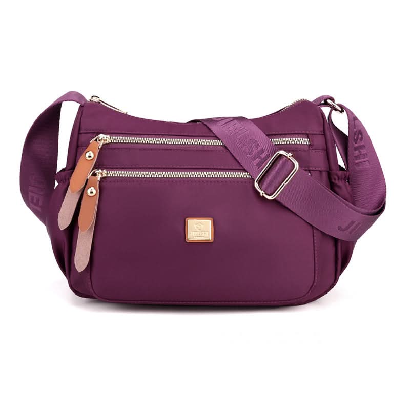 Shoulder Bag High-Density Nylon Multiple Compartments