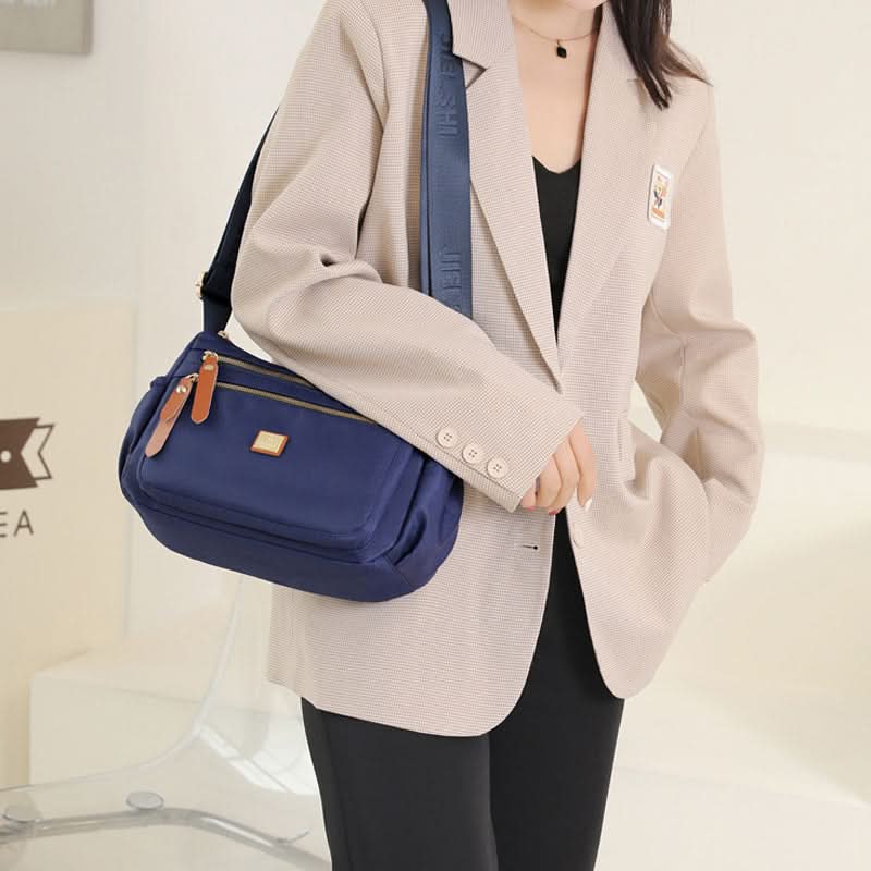 Shoulder Bag High-Density Nylon Multiple Compartments