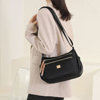 Shoulder Bag High-Density Nylon Multiple Compartments