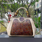 Shoulder Bag Italian Leather Adjustable Strap & Multiple Pockets