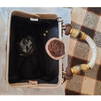 Shoulder Bag Italian Leather Adjustable Strap & Multiple Pockets