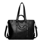 Shoulder Bag Leather Spacious Interior Adjustable Strap