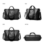 Shoulder Bag Leather Spacious Interior Adjustable Strap