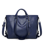 Shoulder Bag Leather Spacious Interior Adjustable Strap
