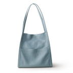 Shoulder Bag Leather Spacious Magnetic Closure & Snap Buttons