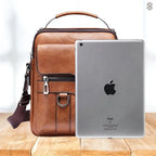Shoulder Bag Leather Structured Multiple Pockets