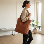 Shoulder Bag PU Leather-Look Adjustable Strap Spacious Interior