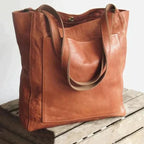 Shoulder Bag PU Leather-Look Adjustable Strap Spacious Interior