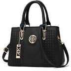 Shoulder Bag Vegan Leather Adjustable Strap & Inner Pockets