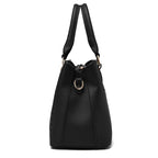 Shoulder Bag Vegan Leather Adjustable Strap & Inner Pockets
