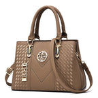 Shoulder Bag Vegan Leather Adjustable Strap & Inner Pockets
