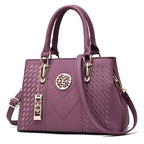 Shoulder Bag Vegan Leather Adjustable Strap & Inner Pockets