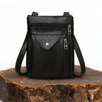 Shoulder Bag Vintage Faux Leather Multiple Pockets