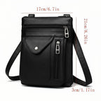Shoulder Bag Vintage Faux Leather Multiple Pockets