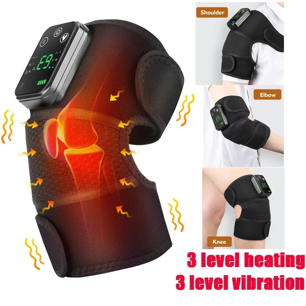 Shoulder Heating Pad Cordless Adjustable Heat & Vibration