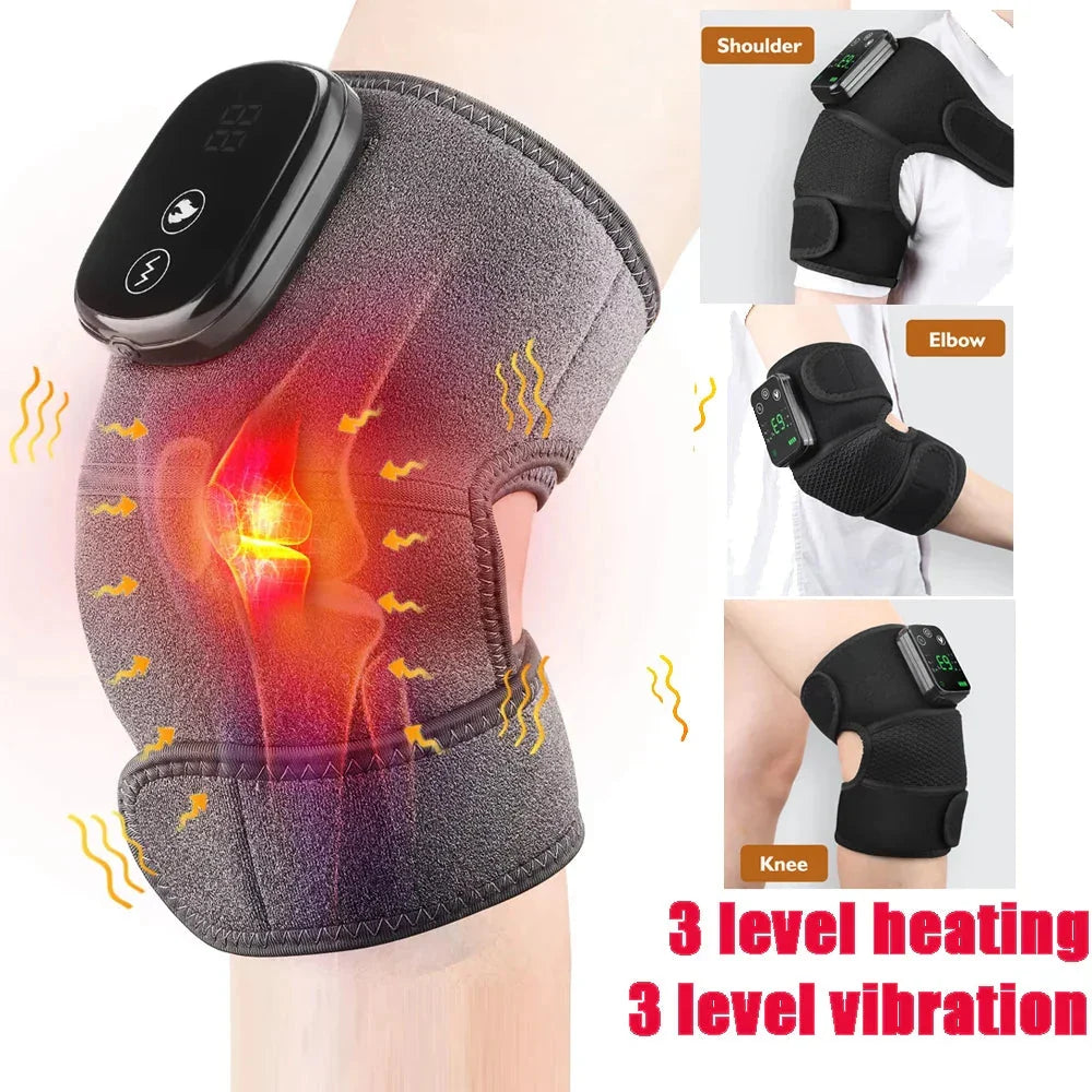 Shoulder Heating Pad Cordless Adjustable Heat & Vibration