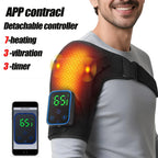 Shoulder Heating Pad Cordless Adjustable Heat & Vibration