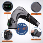 Shoulder Heating Pad Cordless Adjustable Heat & Vibration