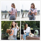Shoulder Pet Carrier Breathable Mesh Leg-Out Adjustable Straps