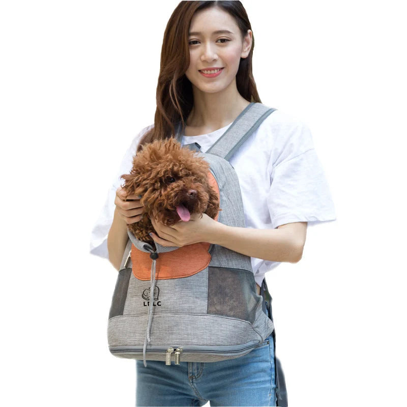 Shoulder Pet Carrier Breathable Mesh Leg-Out Adjustable Straps